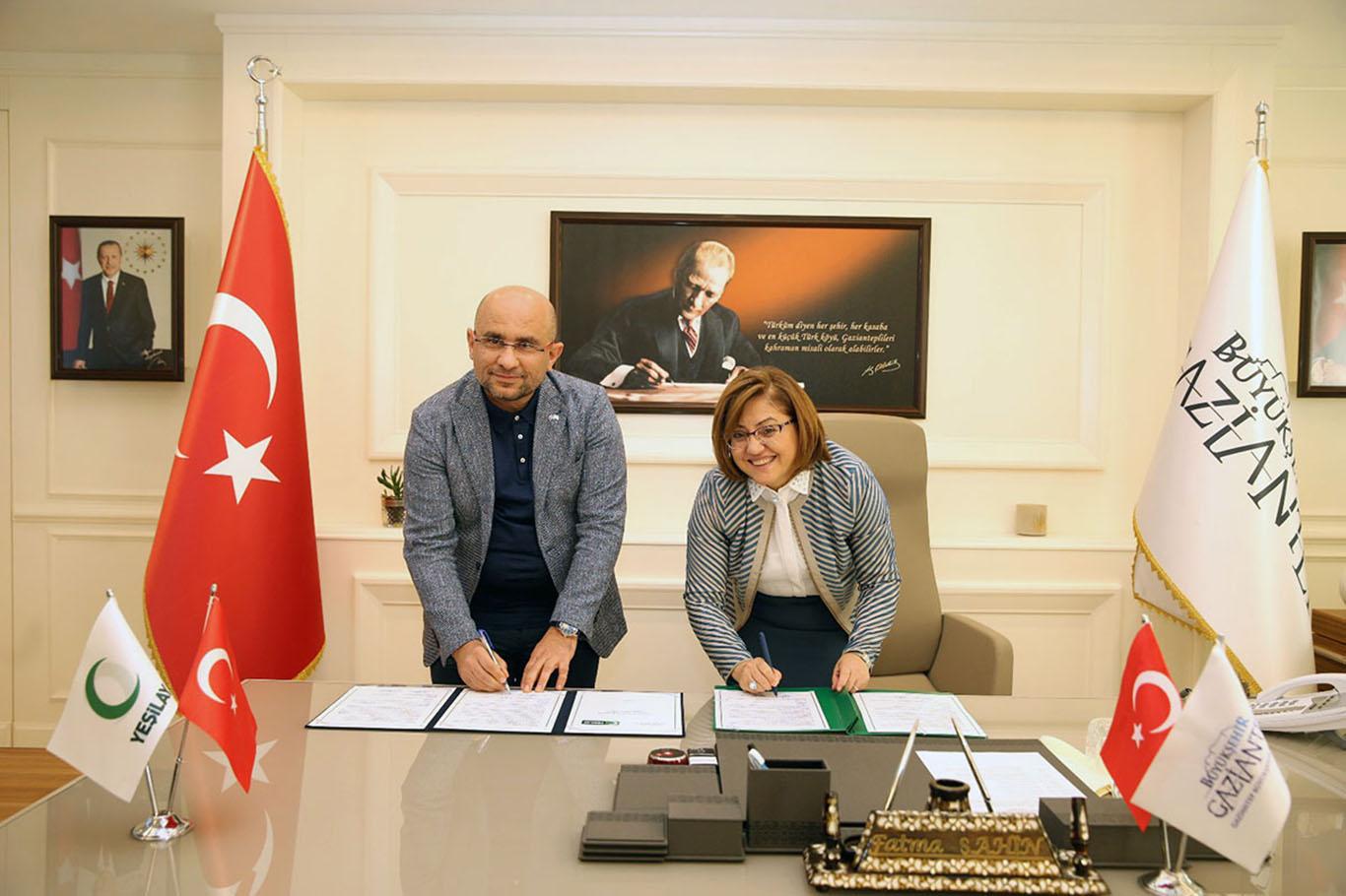 Yeşilay ile Gaziantep Belediyesi işbirliği protokolü imzaladı